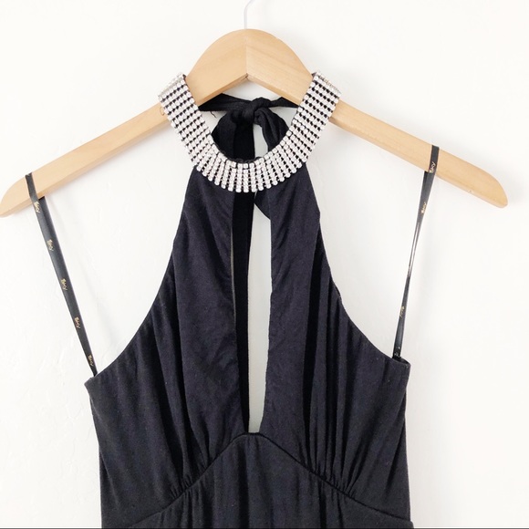 Sky ORYNKO MAXI DRESS crystal accent. Built in shelf bra - Picture 4 of 10